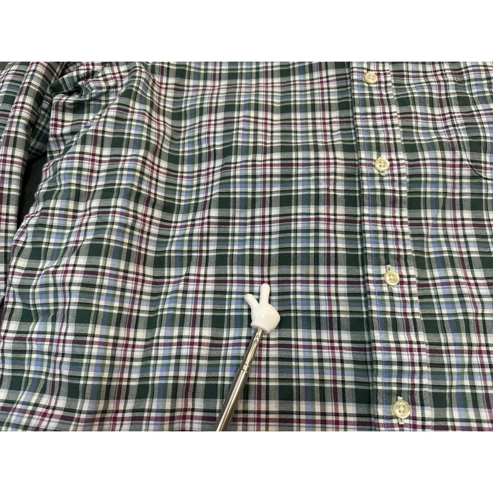 Ralph Lauren Mens Long Sleeve 100% Cotton Button Down Shirt‎ Size L